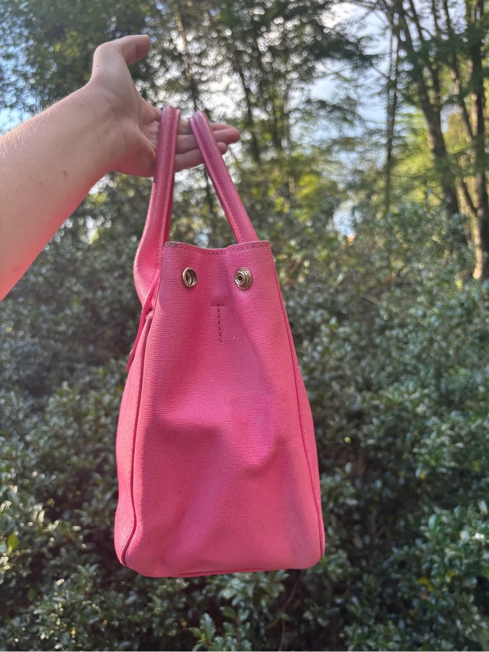 Furla Leather Crossbody Tote Bag